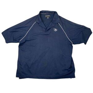 FootJoy Mens Polo Shirt Size XL Short Sleeve Golf Pullover Casual Travel Navy
